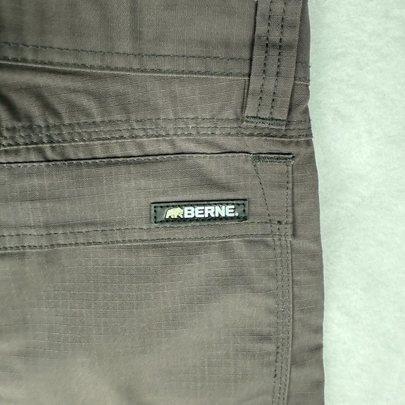 Berne Men's Workwear Flex 180 Relaxed Fit Brown Stretch Cargo Shorts Size 30 NEW - Picture 5 of 8